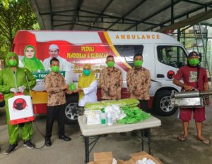 Ambulance GuDek dan Berbagi Masker ala SALAM menuju  Mataram Zona Hijau