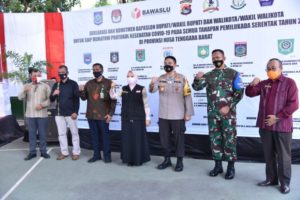 Bapaslon Deklarasi Mematuhi Protokol Covid-19, Wagub Yakin Tidak Ada Klaster Pilkada