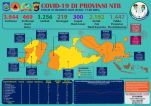 UPDATE Covid-19: Hari Rabu, 28 Oktober 2020, Bertambah 10 Pasien Positif Covid-19, Pasien Sembuh 31 Orang, Tidak Ada Kasus Kematian