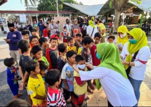Peduli Kesehatan Ibu dan Anak,  SALAM Lanjutkan Ikhtiar Berbagi Masker