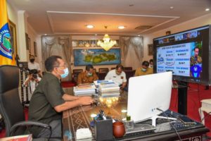 Gubernur Ikuti Penyerahan DIPA dan TKDD 2021 Secara Virtual, Empat Hal Jadi Fokus Pemerintah