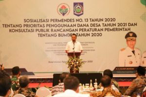Sosialisasi Permendes; Prioritas Dana Desa Harus Disepakati Musyawarah Desa