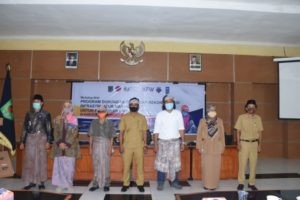 Asisten II Setda KLU Buka Workshop Dukungan Infrastruktur dan Pemulihan Livelihood