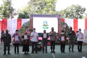 Launching Kampung Sehat 2, Penanganan Kesehatan dan Ekonomi Beriringan