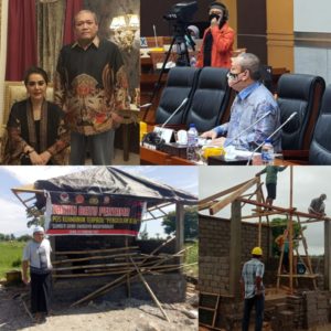 Dukung MotoGP Mandalika, HBK PEDULI Bangun Poskamling di Titik Rawan