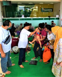 Bank NTB Syariah Tanjung Milad Ke-57, Hitan 27 anak