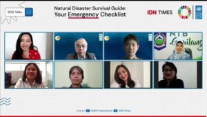 Mitigasi Bencana NTB di Forum UNDP Indonesia’s SDG Talks