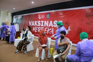 Vaksinasi Merdeka Digelar NTB untuk Sambut HUT RI ke-76