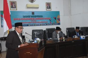 Bupati Lombok Utara Sampaikan Nota Keuangan RAPBDP 2021
