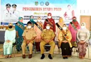 Usai pelantikan Bunda Paud Desa dan Kecamatan