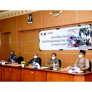 Bupati Djohan Terima KKN Tematik Mahasiswa STP Mataram