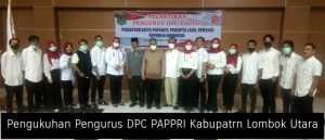 Pengurus DPC PAPPRI Lombok Utara Dikukuhkan