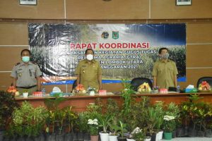 Rakor Gugus Tugas Reforma Agraria KLU Dibuka Bupati