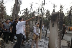 Kebakaran di Trawangan, Bang Zul Tinjau Lokasi Hotel Terbakar