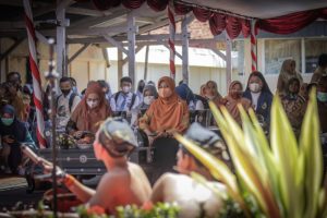 Momen pmbukaan pameran tenun khas ntb di Museum Negeri NTB