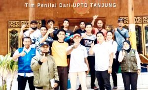 Penilai Kelompok Tani UPTD Tanjung yang terdiri berbagai unsur