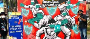 Seniman Mural NTB Berprestasi di Tingkat Nasional