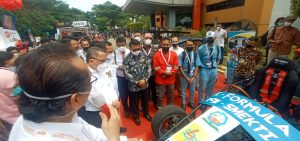 Mobil Listrik Karya SMKN 3 Mataram Tampil di IEMS 2021
