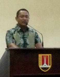 Waliikota Semarang dalam sambutan Rakernas