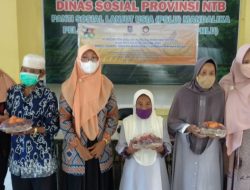 Di Hari Ibu, DWP Tiga Instansi Kunjungi Panti Tresna Werdha