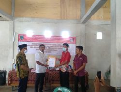 Panitia Pilkades Antar Waktu Samba Tetapkan Kades Terpilih