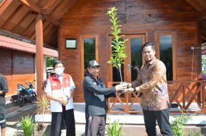 Wabup Lombok Utara Tanam Pohon di Desa Senaru