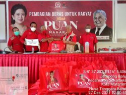 Puan Maharani Beri Bantuan Beras Premium untuk Warga NTB