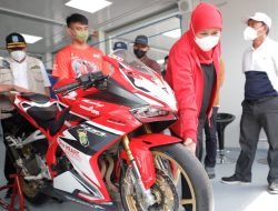 Motor yng akan dikendarai di jang Moto3 2022