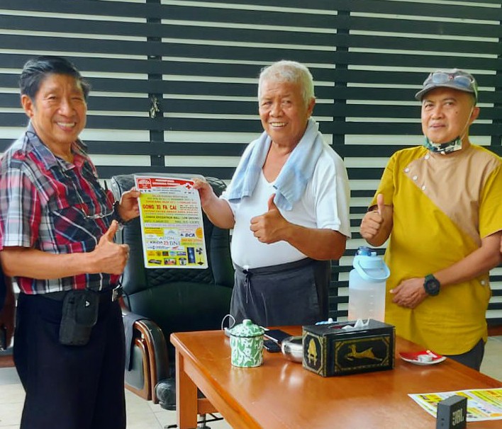 Mendatangan rumah Ketua PDI P NTB