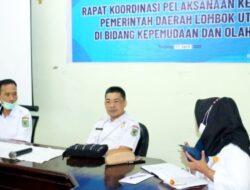 Rakor Sinkronkan Data Kepemudaan dan Olahraga di KLU