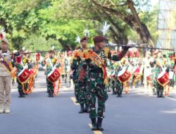 Kirab Drumband Meriahkan Desa Segara Katon di KLU