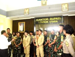 Peserta Latsitarda XLII Kunjungi Bupati Lombok Utara
