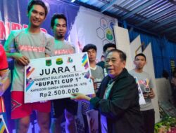 Turnamen Bulu Tangkis Bupati Cup I, Resmi Ditutup