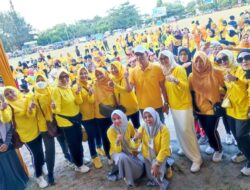 Partai Golkar Ajak Warga KLU Senam Sehat
