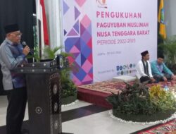 Sekda NTB mengukuhkan pengurus Paguyuban Muslimah NTB