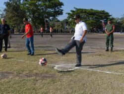 Sepakbola Kades Cup di Labuhan Haji, Ini Pesan Sportivitas Gubernur NTB