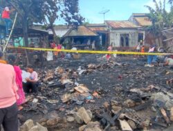 Korsleting Listrik, 1 Unit Rumah Terbakar di Lokok Bengkok 