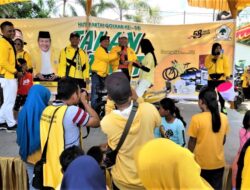 Ultah ke 58, Partai Golkar KLU Gelar Jalan Sehat
