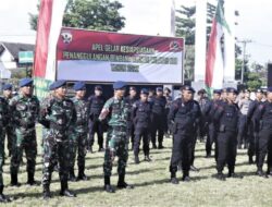 Dalam apel kesiapsiagaan, Komandan Upacara menekankan Komandan Upacara menekankan, pentingnya menyiapkan material dan personil, yang dapat sesegera mungkin digerakkan