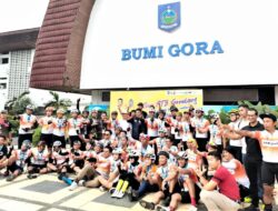 Peserta Rally Sepeda NTB Gemilang Disambut Meriah