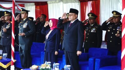 Upacara militer sebagai apresiasi dedikasi Angkatan Udara