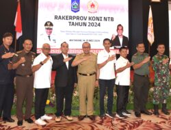 Rakerprov KONI NTB  tahun 2024 Dibuka