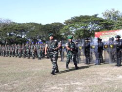 1.866 personil TNI mengikuti apel gelar pasukan Korem 162/WB