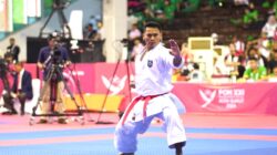 Sejak PON 2016 sampai 2021, atlet karate Ahmad Zigi belum meraih emas