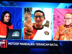 Pemerintah Pusat melalui Menparekraf Sandiaga menekankan MotoGP telah menjadi ikon pariwisata di Indonesia