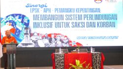 sosialisasi LPSK di tingkat daerah, dapat memberikan perlindungan kepada saksi dan korban