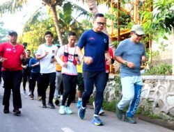 Wamendagri Bersama Pj. Gubernur NTB Olahraga Trail Running 