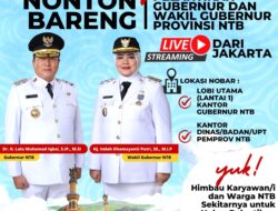 Nonton Bareng Pelantikan Gubernur dan Wagub NTB Terpilih 