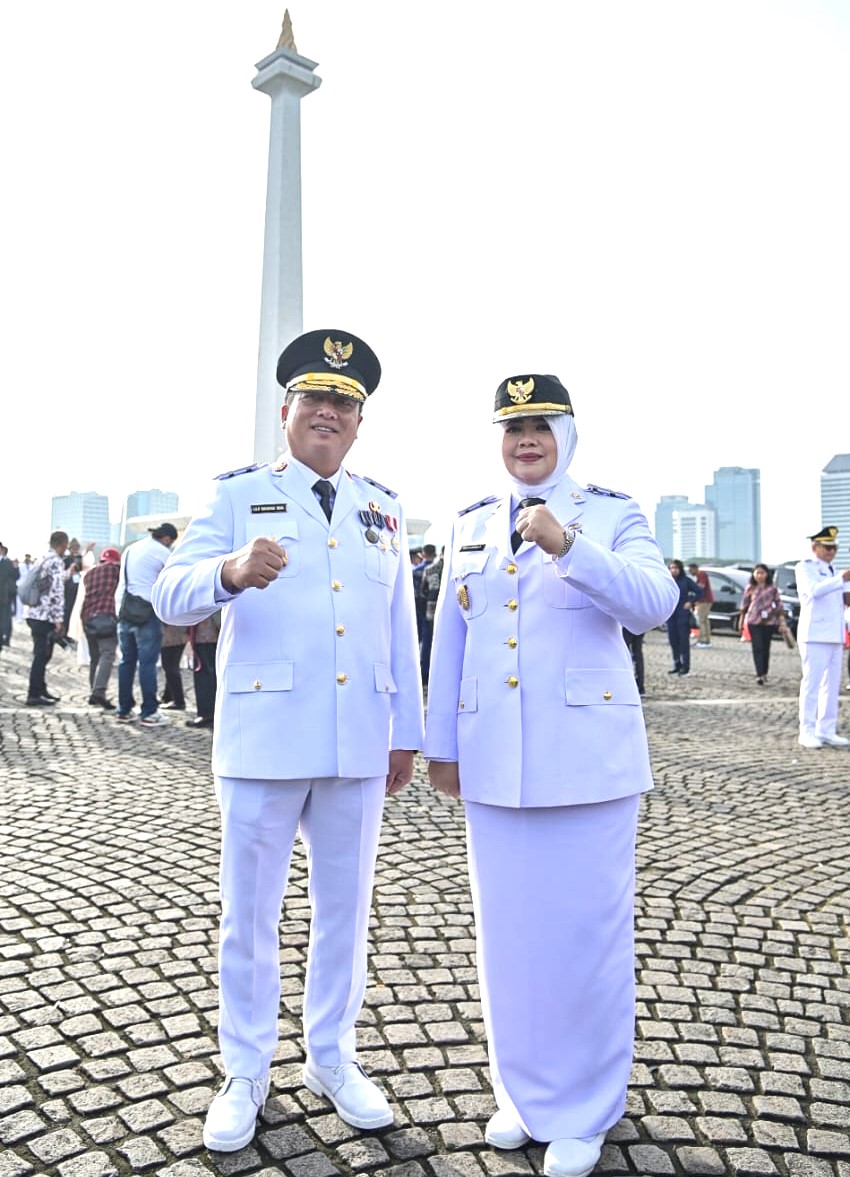 Iqbal-Dinda dilantik Presiden Prabowo di Jakarta