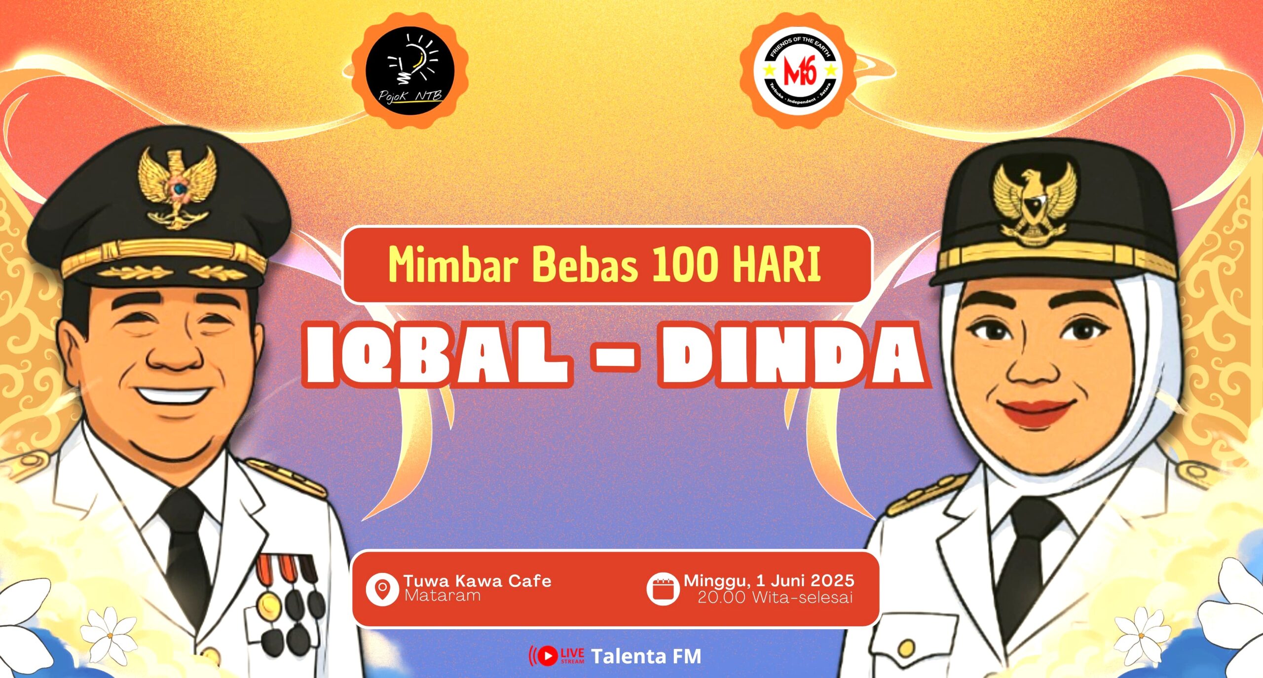 Mimbar Bebas ini bukan hendak menjatuhkan, tapi untuk mengingatkan agar kekuasaan tetap berpijak pada rakyat
